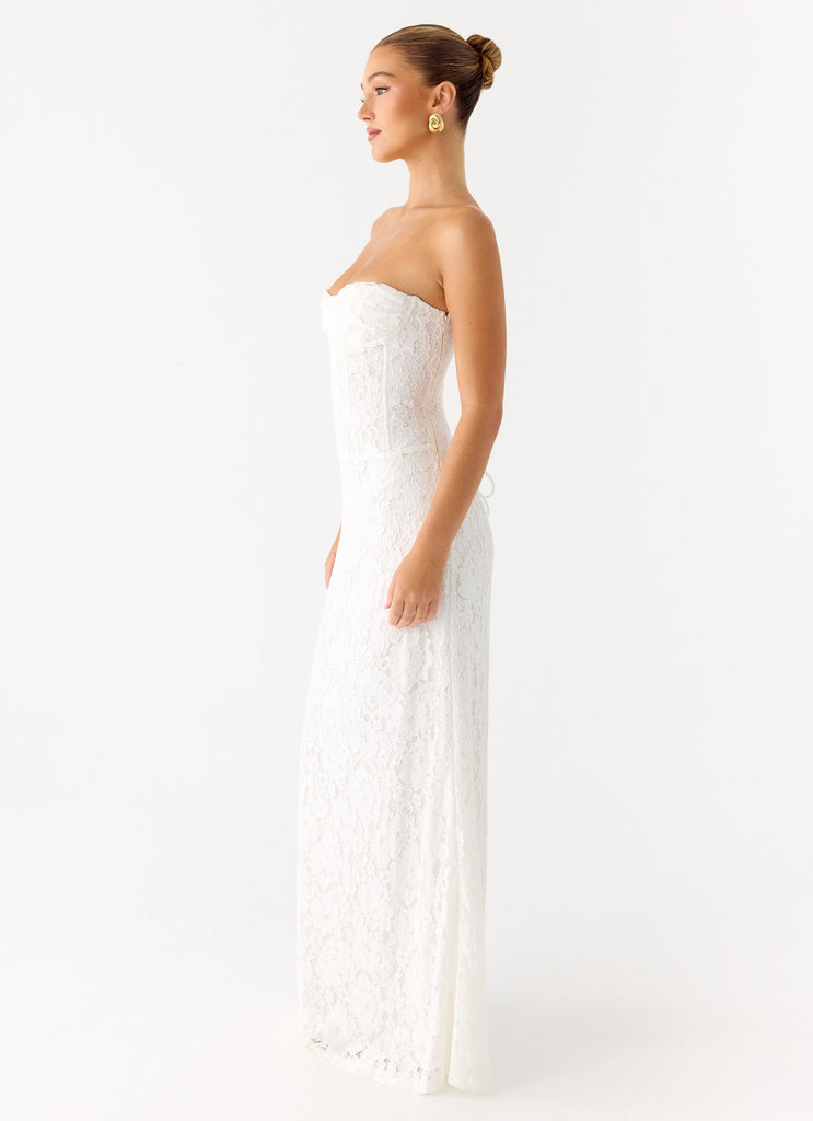 Already Know Lace Maxi Dress - White White / US 18 Already Know Lace Maxi Dress - White White / US 18