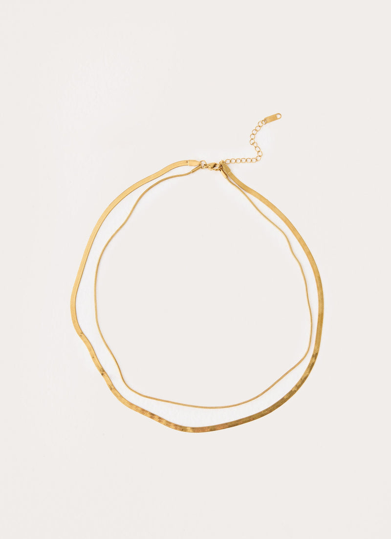 Always Near Necklace - Gold
