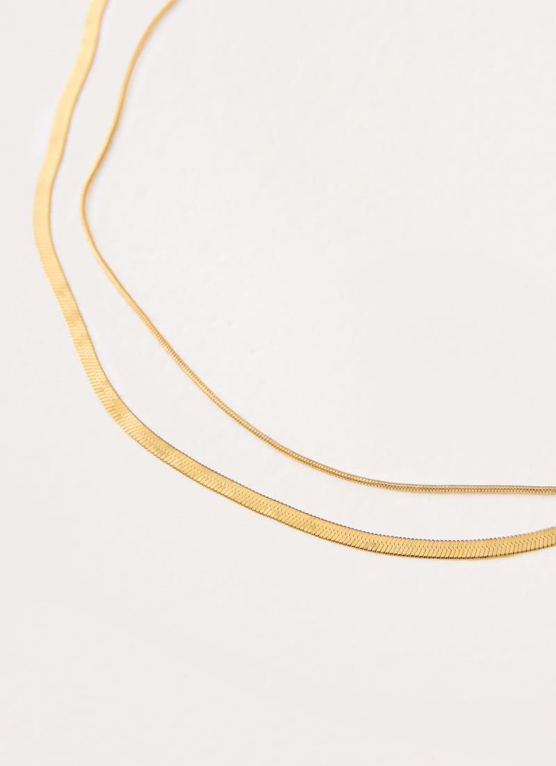 Always Near Necklace - Gold