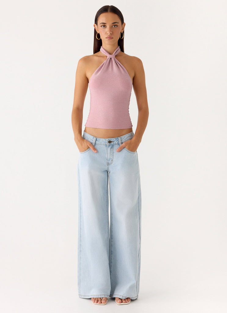 Amber Light Top - Pink