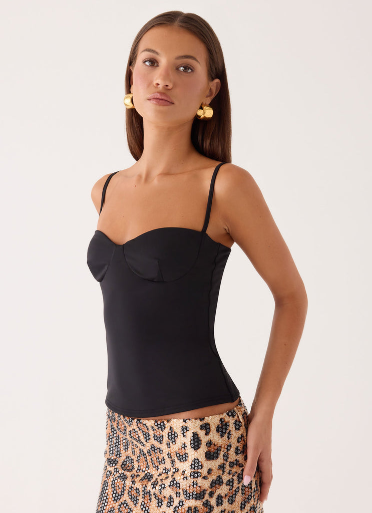 Ame Underwire Top - Black – Peppermayo US