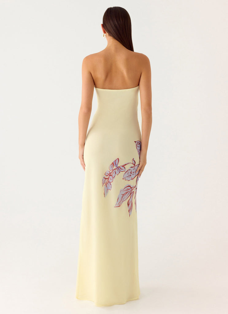 Amelle Maxi Dress - Purple Floral Peppermayo US Amelle Maxi Dress - Purple Floral Peppermayo US