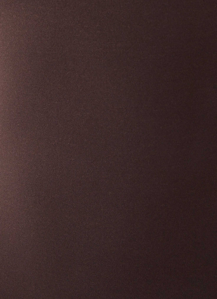 Amelina Halter Top - Chocolate