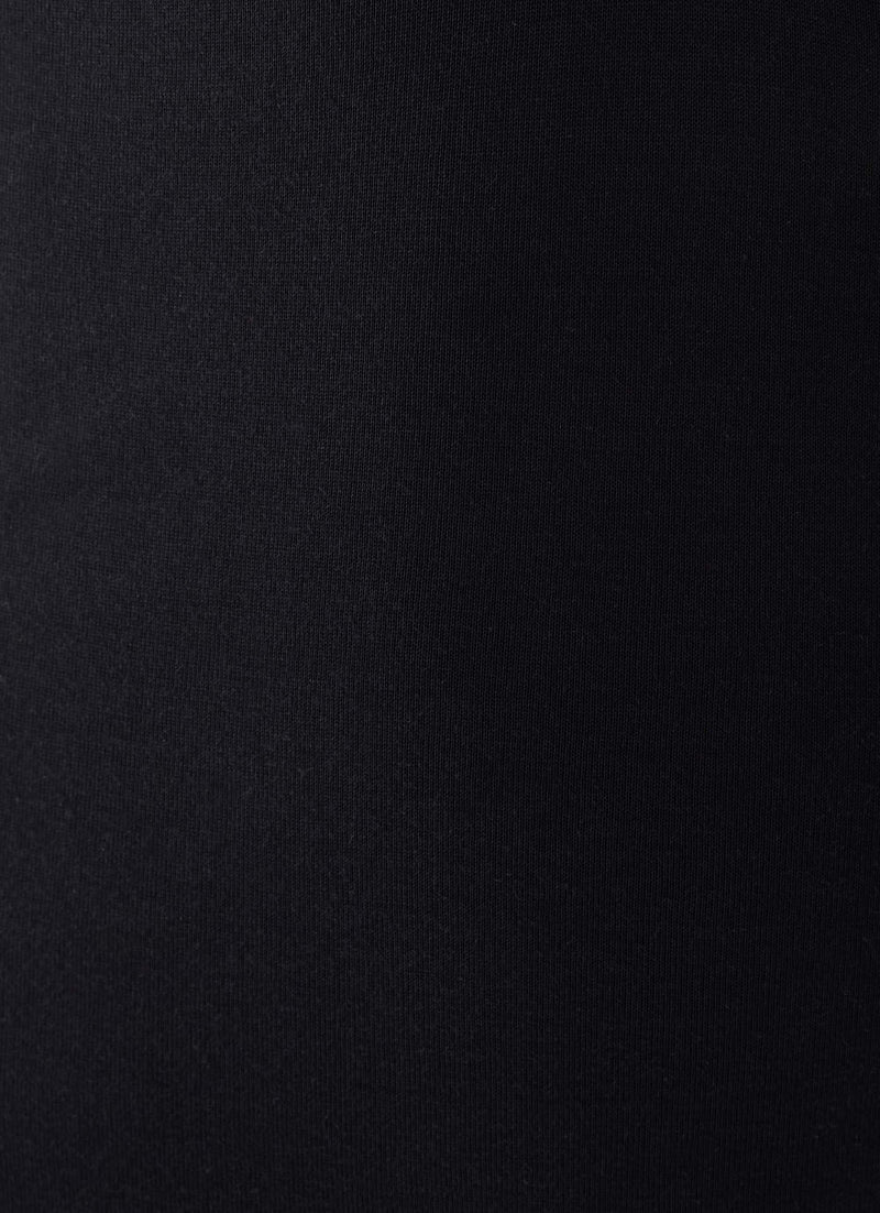 Amelina Ruched Mini Dress - Black