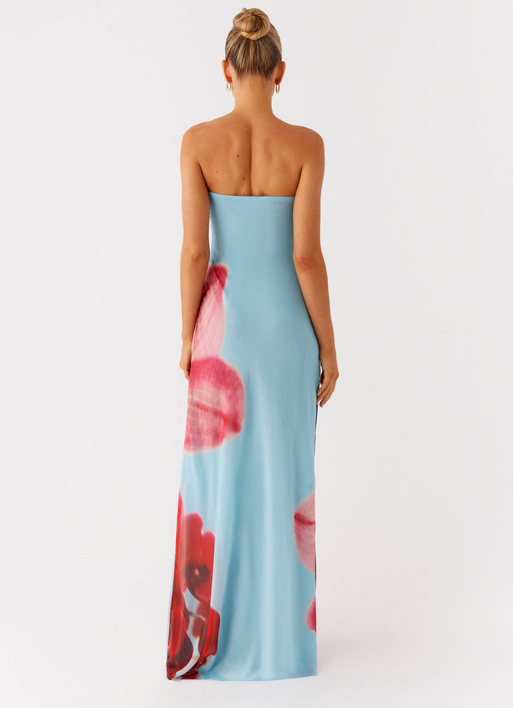 Amelle Maxi Dress - Turquoise Bloom Peppermayo US Amelle Maxi Dress - Turquoise Bloom Peppermayo US