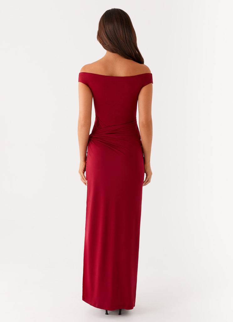 Amerie Maxi Dress - Maroon