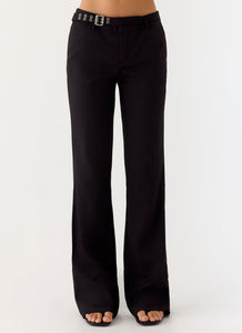 Anaiis Low Rise Pant - Black Black / US 6 Anaiis Low Rise Pant - Black Black / US 6