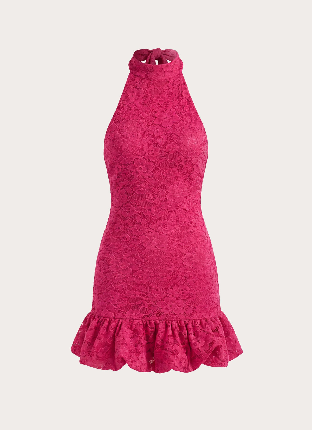 Anari Lace Mini Dress - Fuchsia