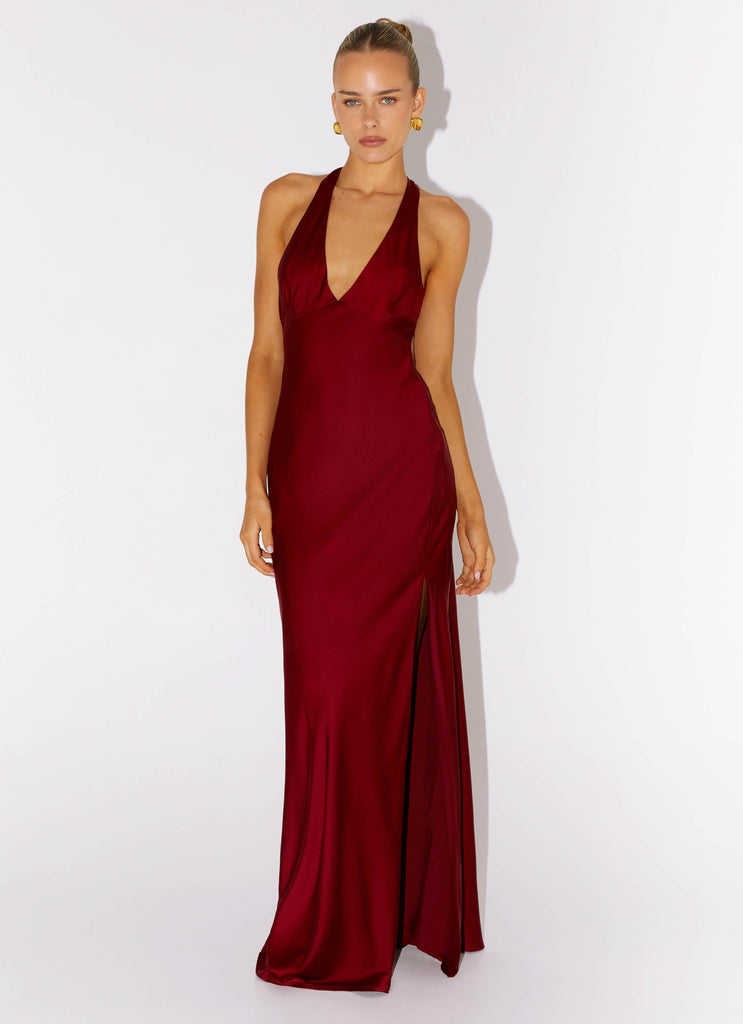 Angie Maxi Dress - Burgundy Peppermayo US Angie Maxi Dress - Burgundy Peppermayo US