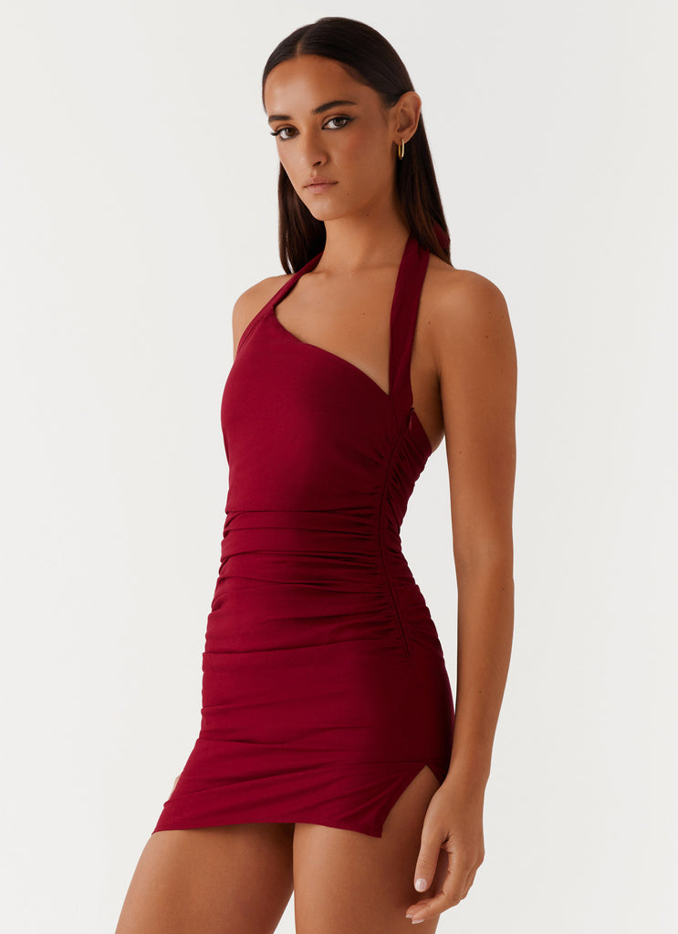 Annalissa Linen Mini Dress - Red Peppermayo US Annalissa Linen Mini Dress - Red Peppermayo US