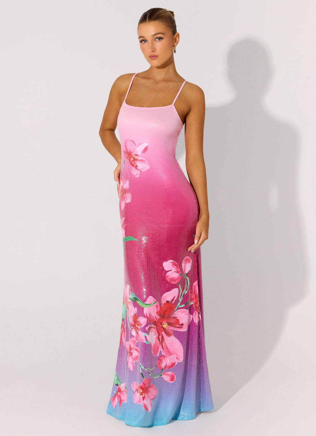 Ariaz Sequin Maxi Dress