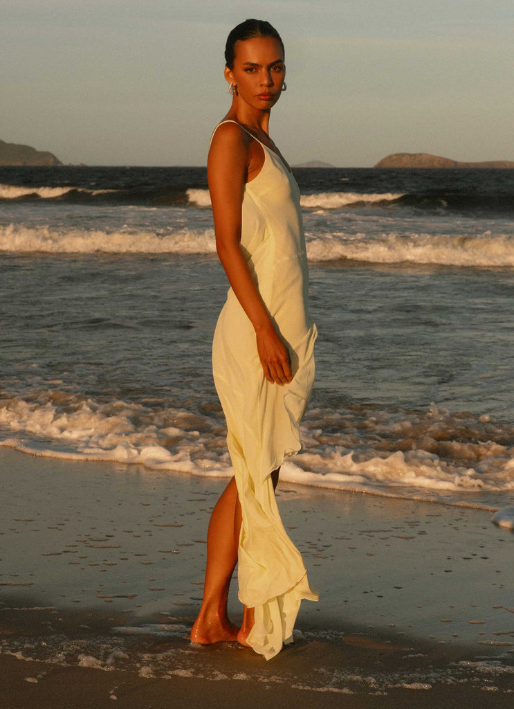 Ariel Maxi Dress - Baby Yellow Peppermayo US Ariel Maxi Dress - Baby Yellow Peppermayo US