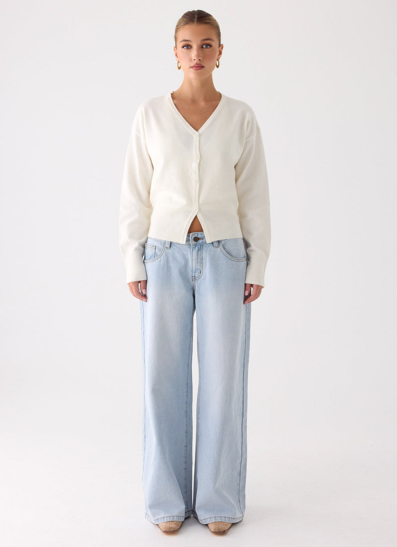 Arthur Knit Cardigan - Ivory