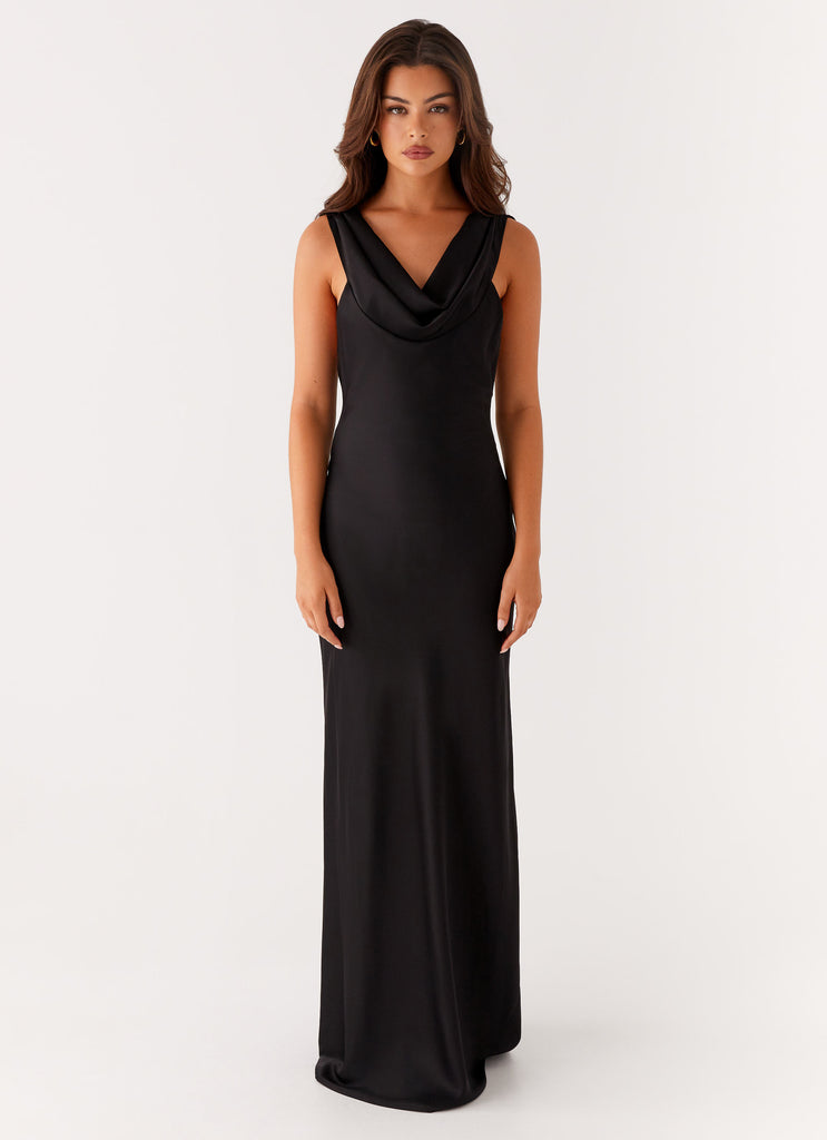 Arya Maxi Dress - Black Peppermayo US Arya Maxi Dress - Black Peppermayo US