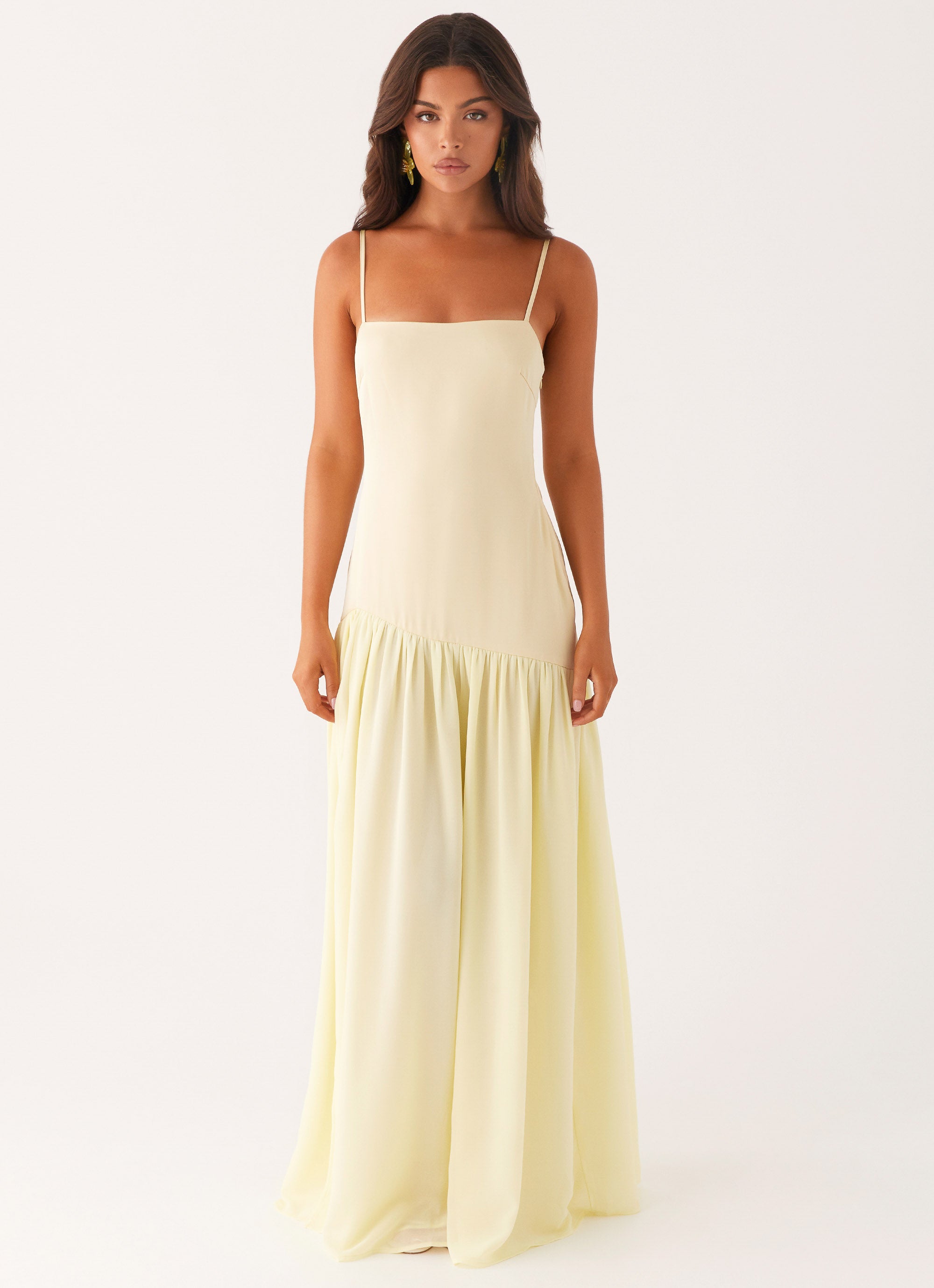 Asteria Maxi Dress - Yellow – Peppermayo US