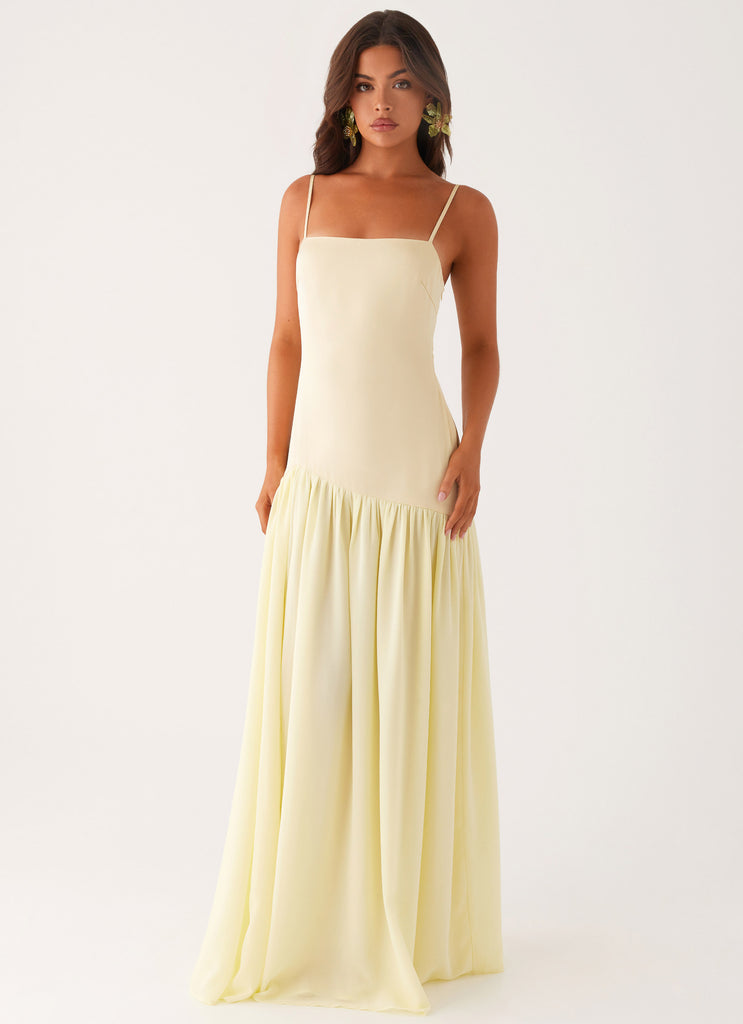Asteria Maxi Dress - Yellow Peppermayo US Asteria Maxi Dress - Yellow Peppermayo US