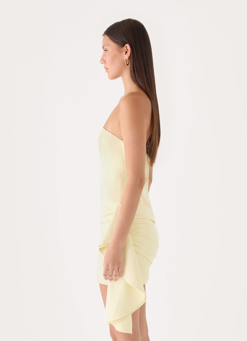 Atheia Mini Dress - Yellow