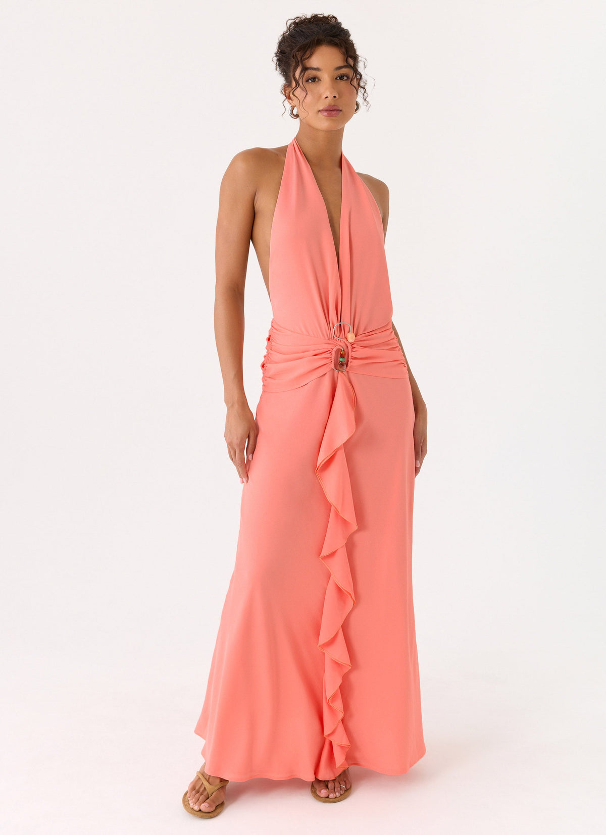 Attina Halter Maxi Dress