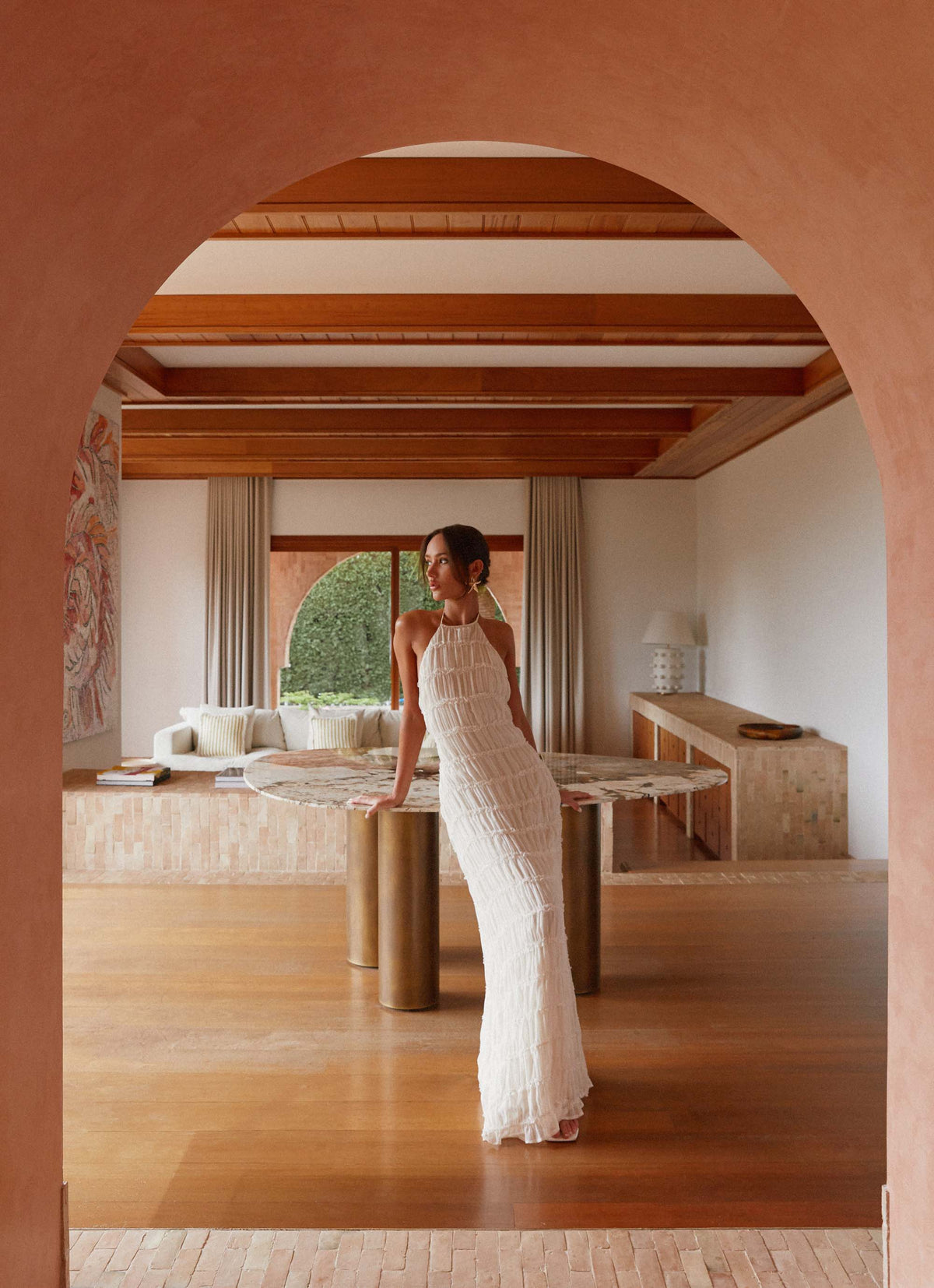 White Sorority Dress | Aullie Maxi Dress
