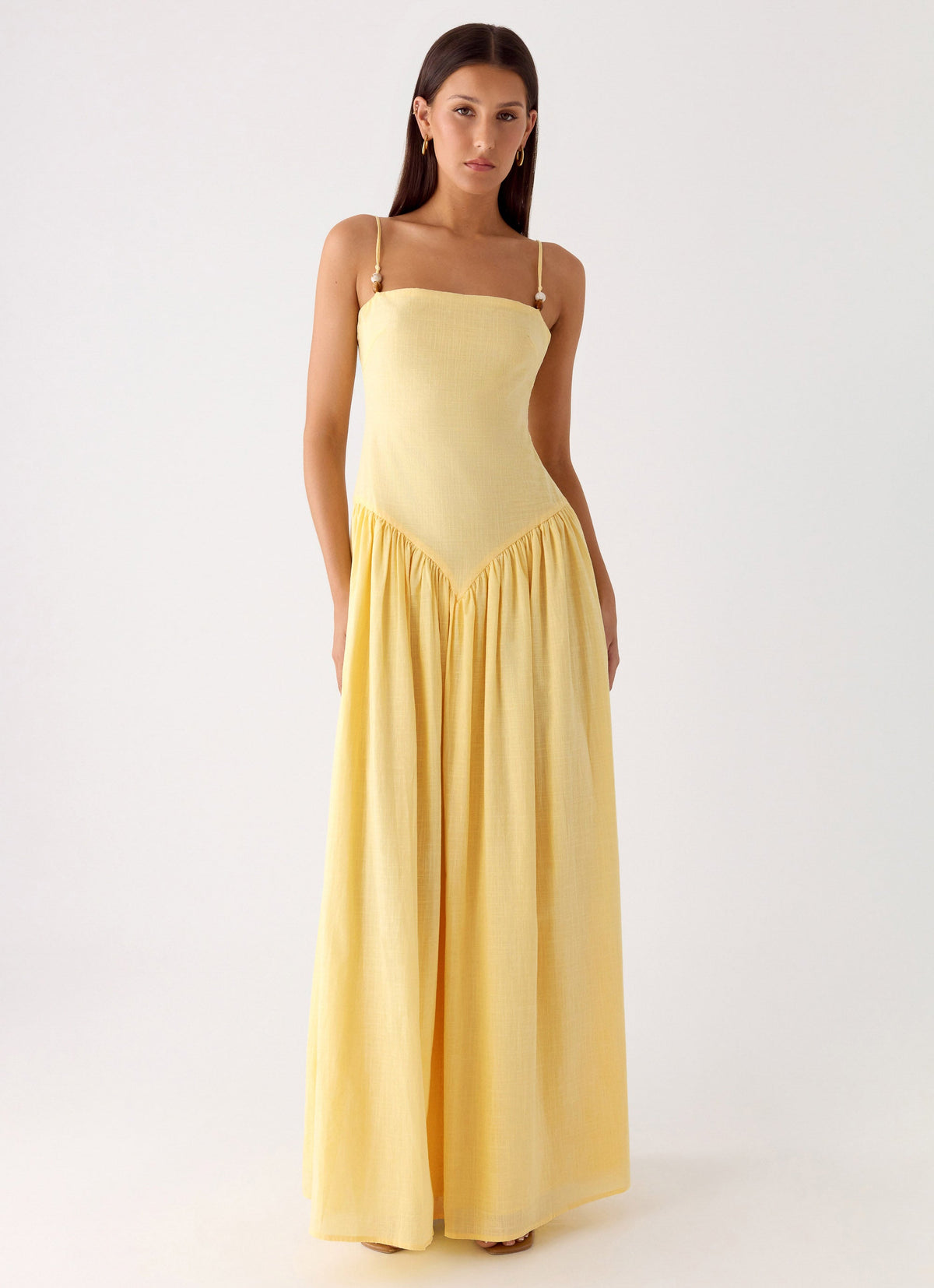 Aura Linen Maxi Dress