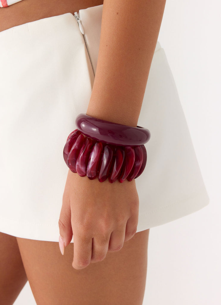 Aurea Bangles - Red