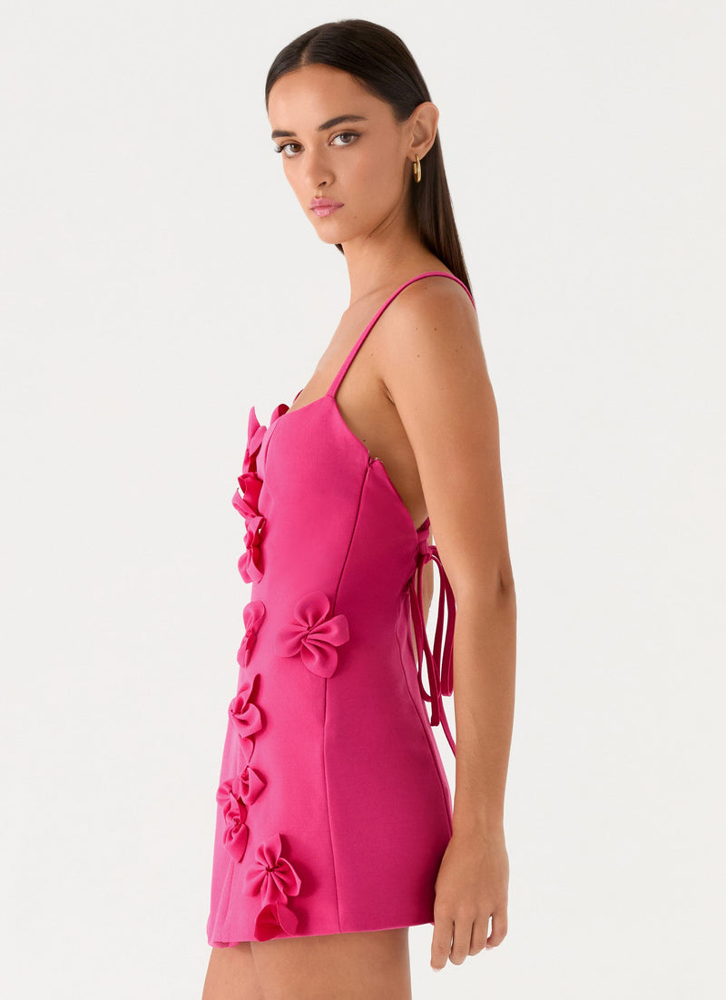 Avenya Mini Dress - Fuchsia