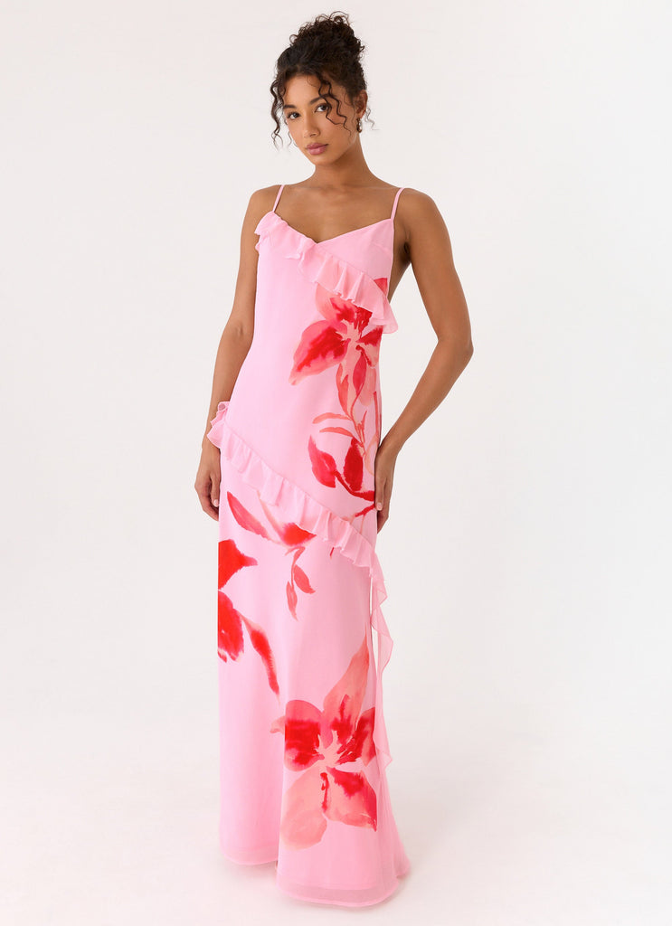 petal pink maxi dress Roza Maxi Dress - Petal Pink