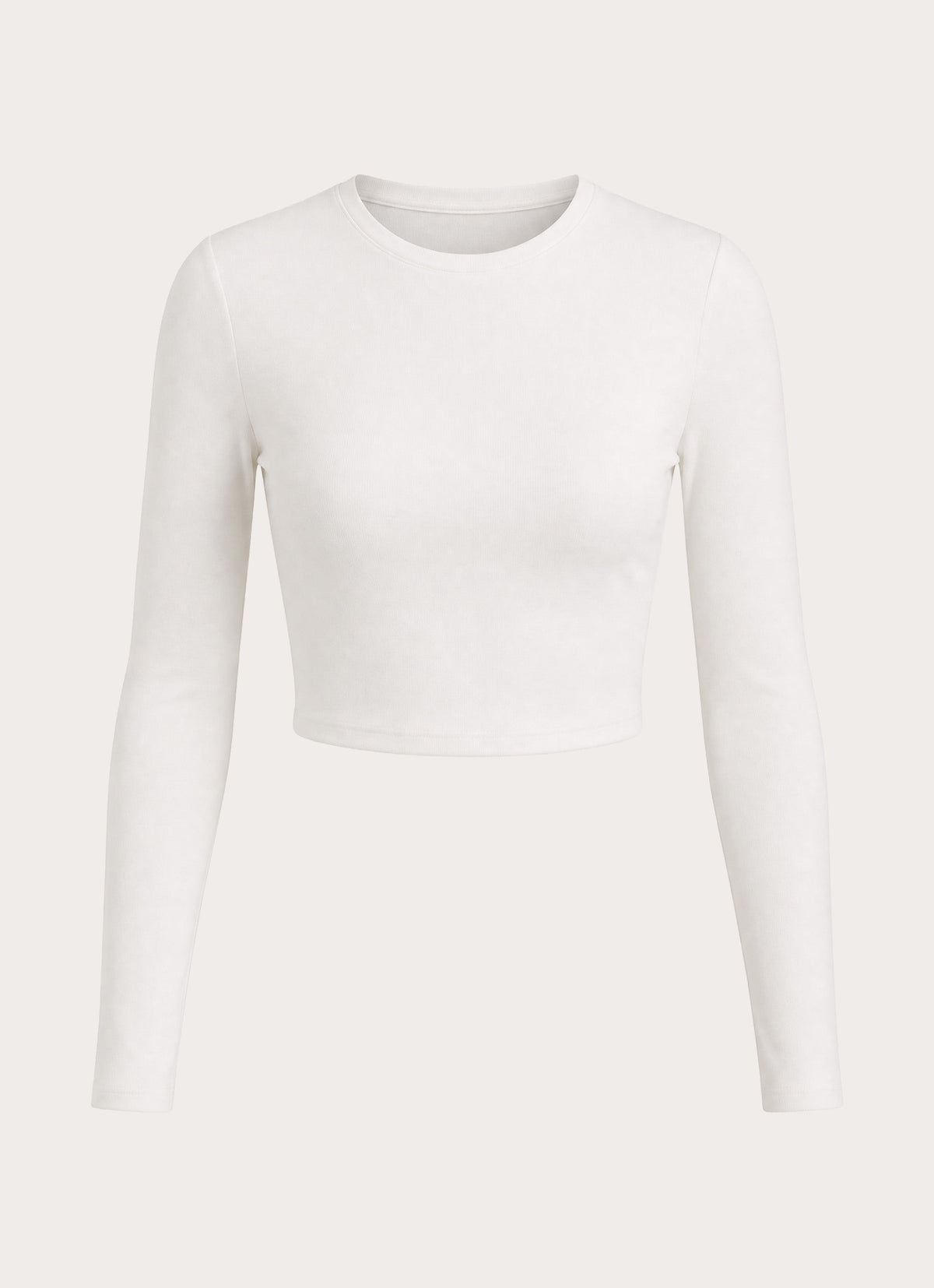 Baby Deluxe Cropped Tee - White