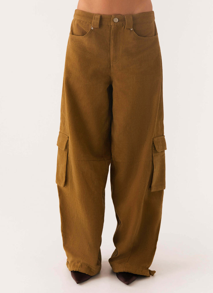 Back In Time Cargo Pant - Brown