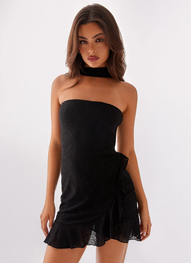 Bad Habits Mini Dress - Black