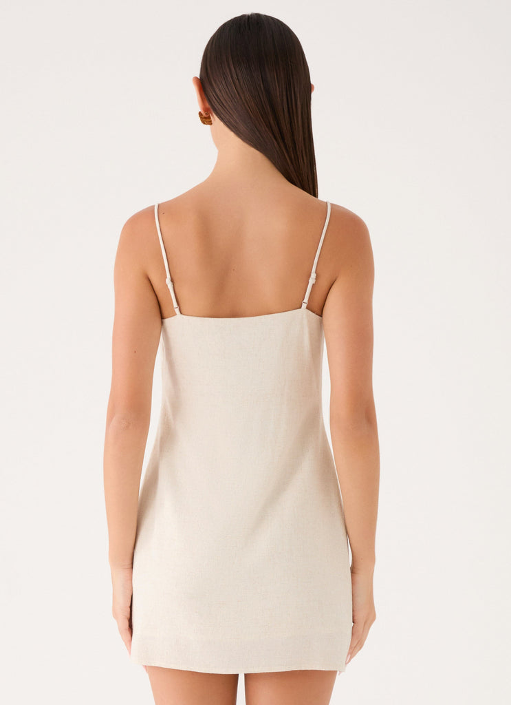 Bailee Mini Dress - Oatmeal Oatmeal / US 8 Bailee Mini Dress - Oatmeal Oatmeal / US 8
