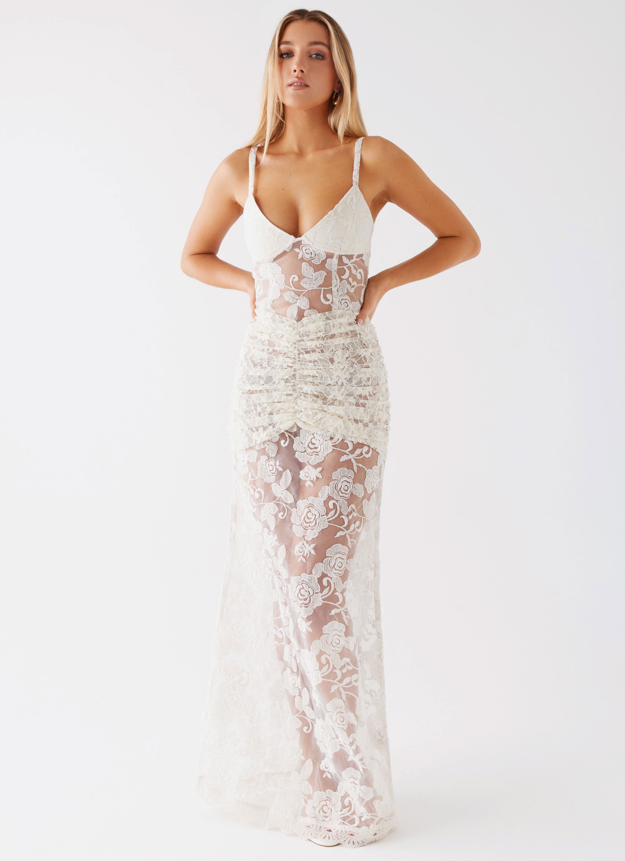 Bare it all maxi dress top