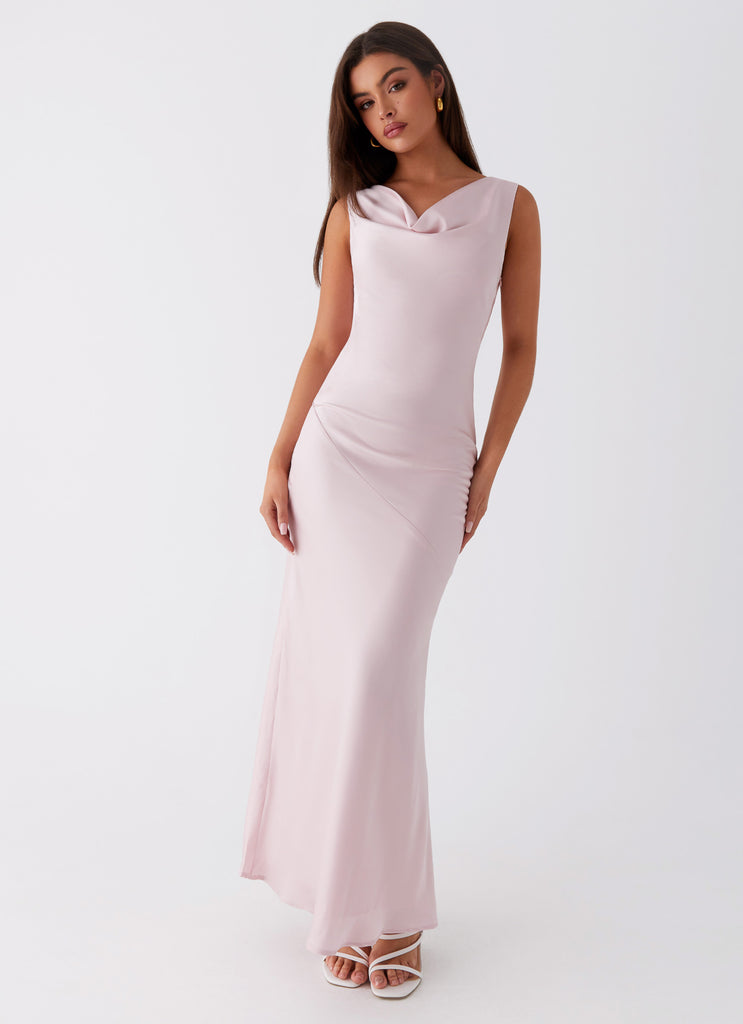 Be Mine Satin Maxi Dress Be Mine Satin Maxi Dress