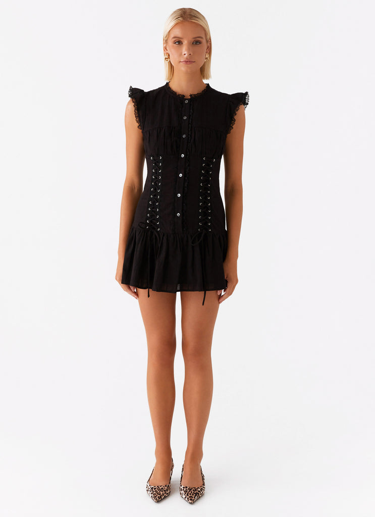 Beside Me Mini Dress - Black