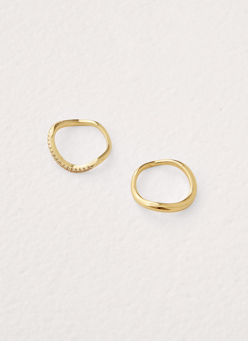 Bexley Ring Stack - Gold