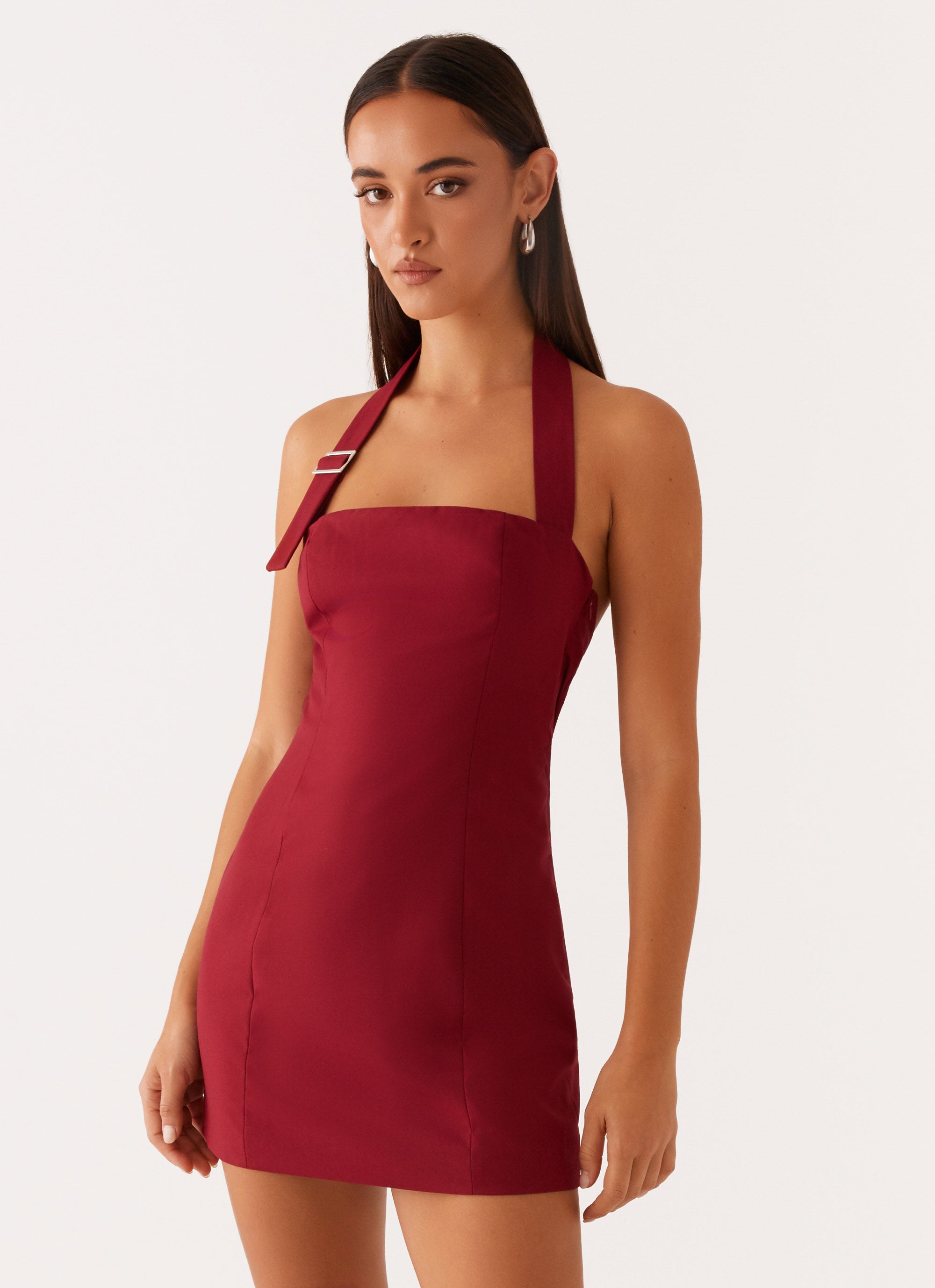 Bianca Halter Dress - Red Peppermayo US Bianca Halter Dress - Red Peppermayo US