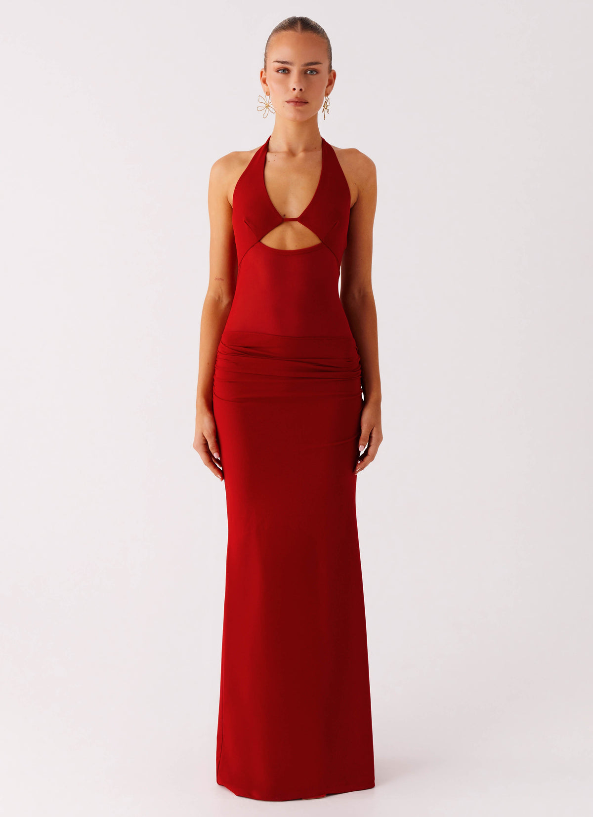 Billen Halter Maxi Dress