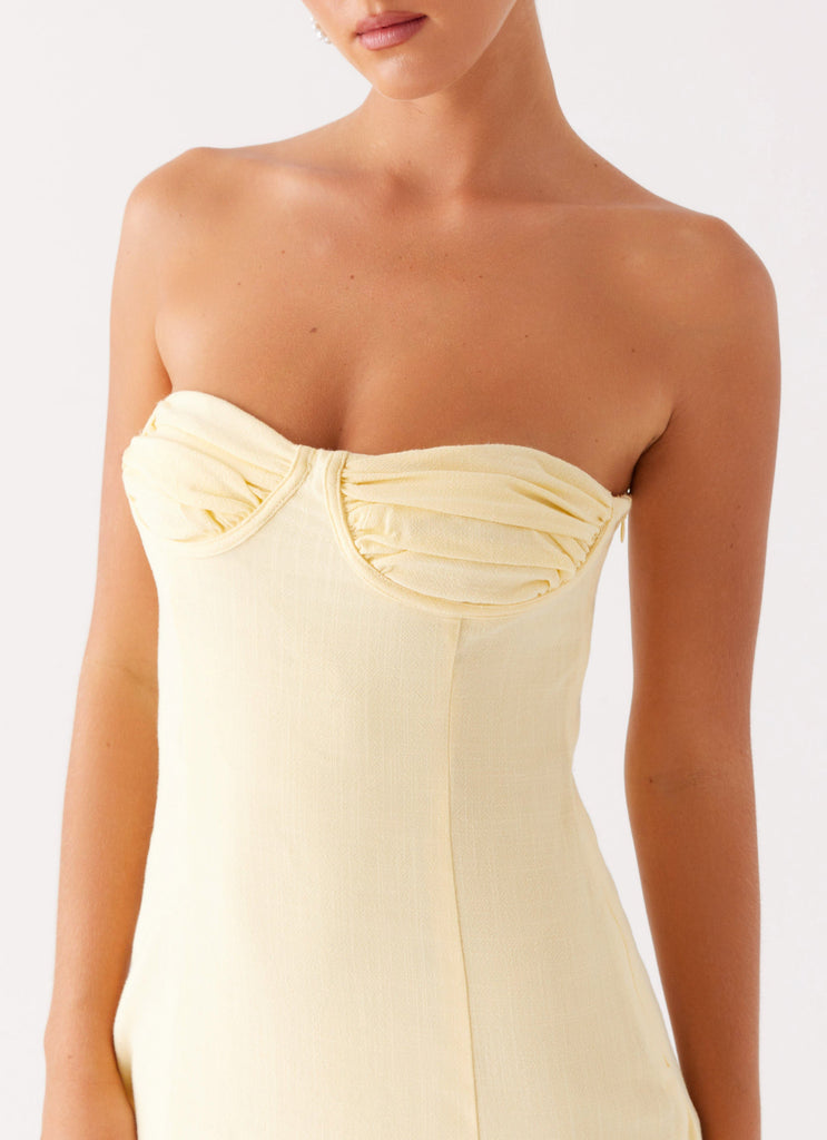 Bindi Mini Dress - Yellow Peppermayo US Bindi Mini Dress - Yellow Peppermayo US