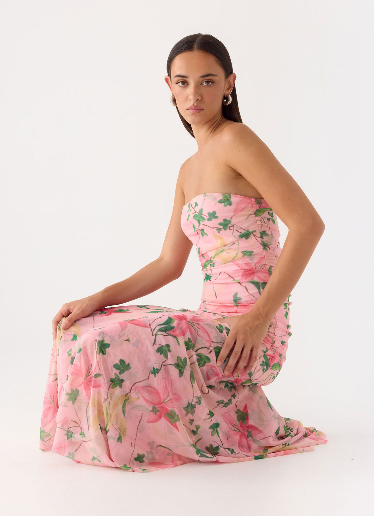 womens spring midi dresses women's Rose Lace Eyelet Detail Short Sleeve Midi Dress SSYS You can easily dress this beauty up or down Square Neck Midi Dress For