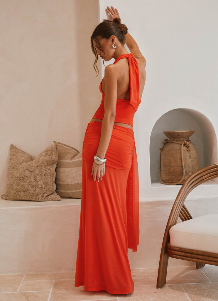 Blaze Maxi Skirt - Fire Red Peppermayo US Blaze Maxi Skirt - Fire Red Peppermayo US