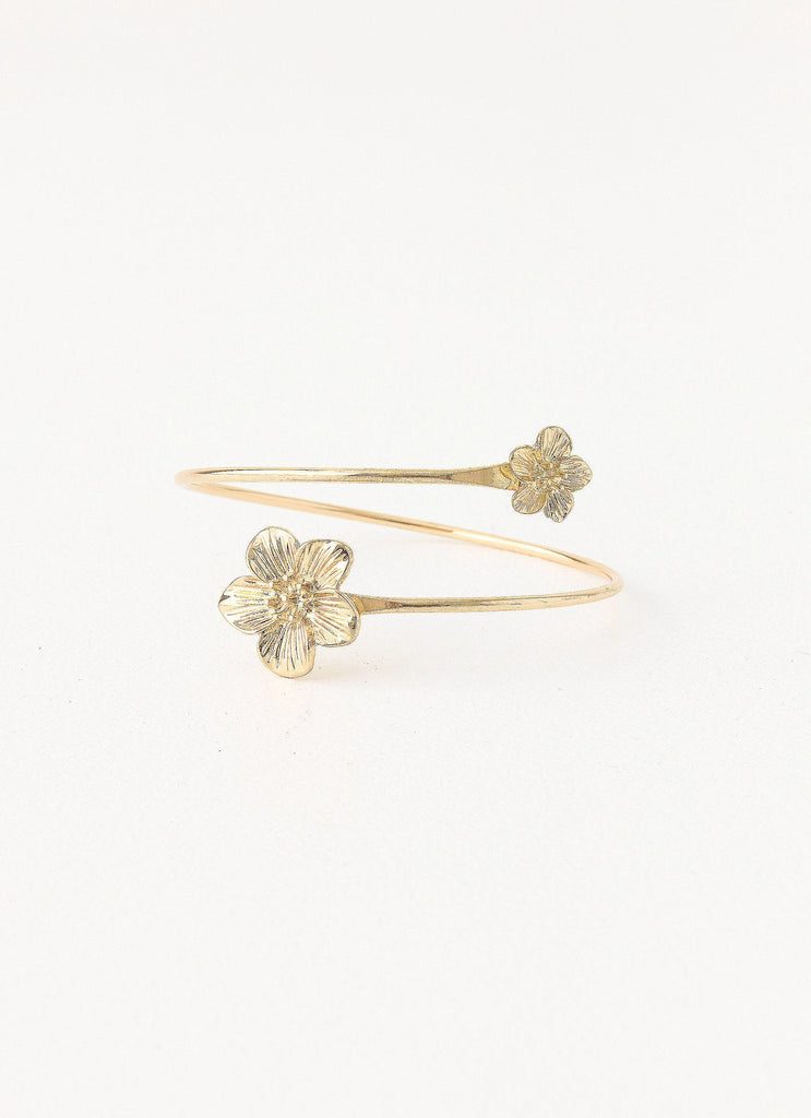 Blooming Love Arm Cuff - Gold