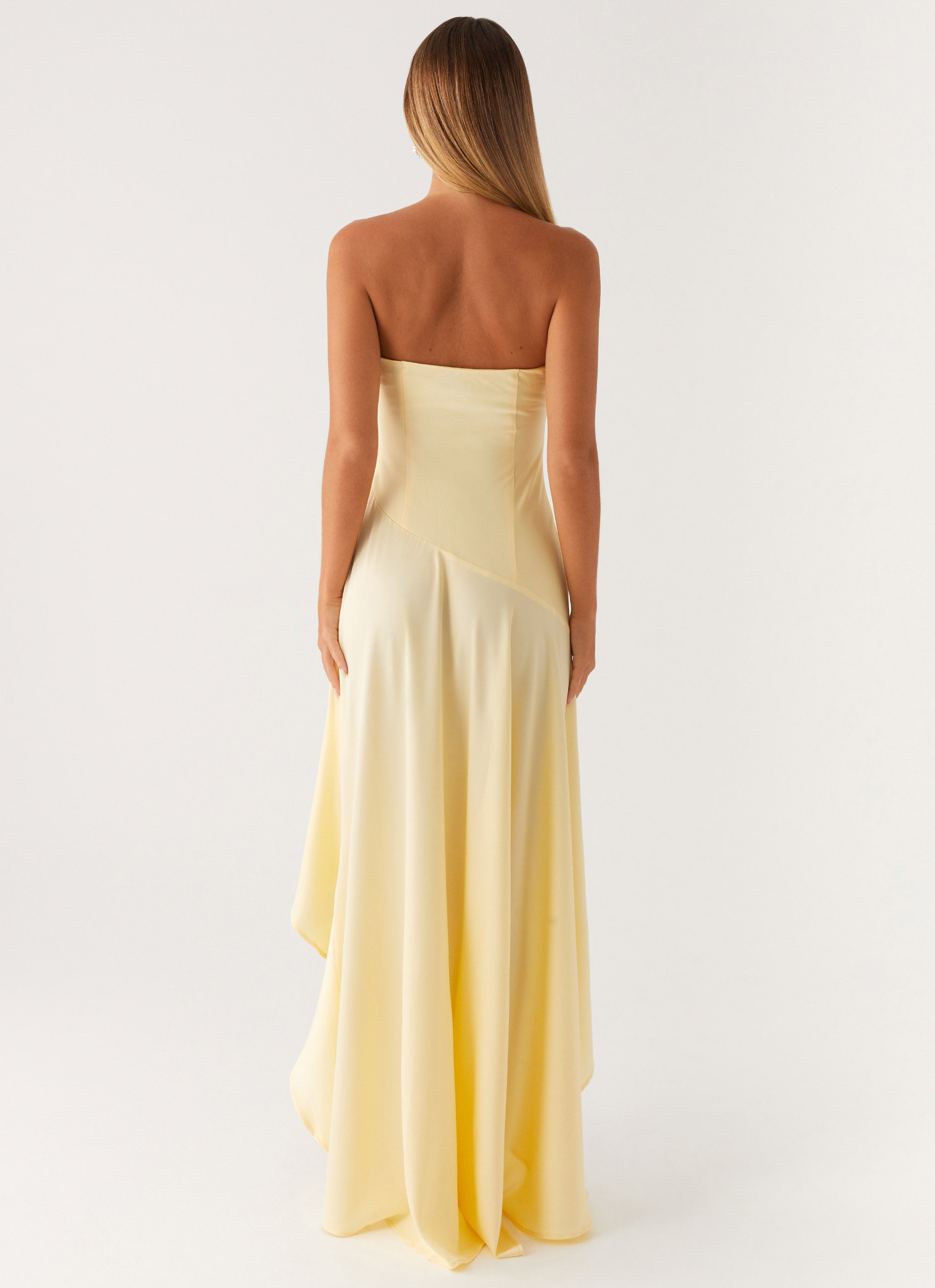 Bodie Maxi Dress - Pastel Yellow – Peppermayo US