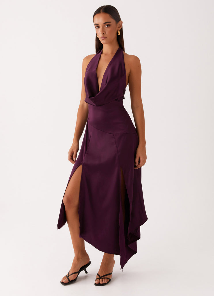 plum midi dress Boulevard Midi Dress
