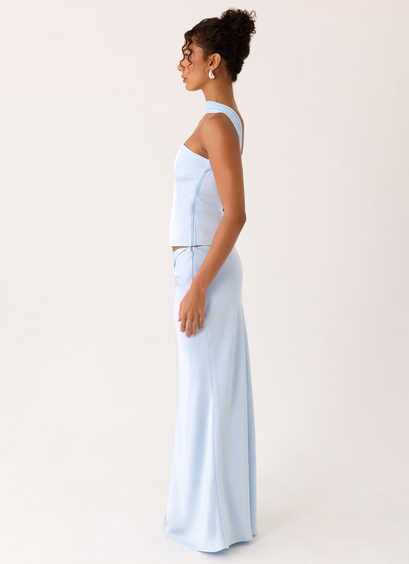 Bridgeta Maxi Skirt - Blue