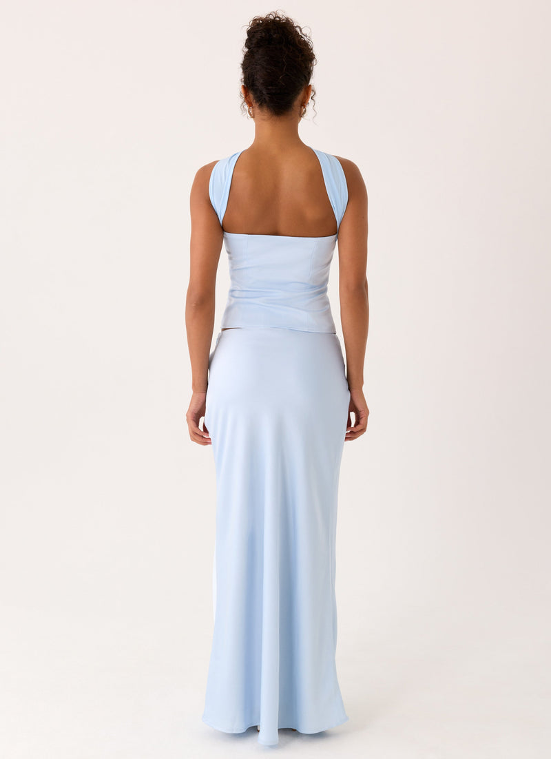 Bridgeta Maxi Skirt - Blue