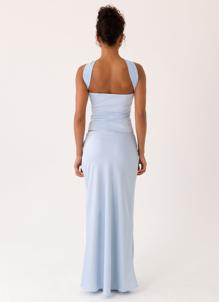 Bridgeta Maxi Skirt - Blue