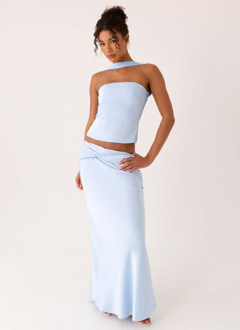 Bridgeta Maxi Skirt - Blue