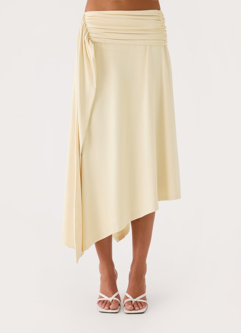 Briege Maxi Skirt - Yellow