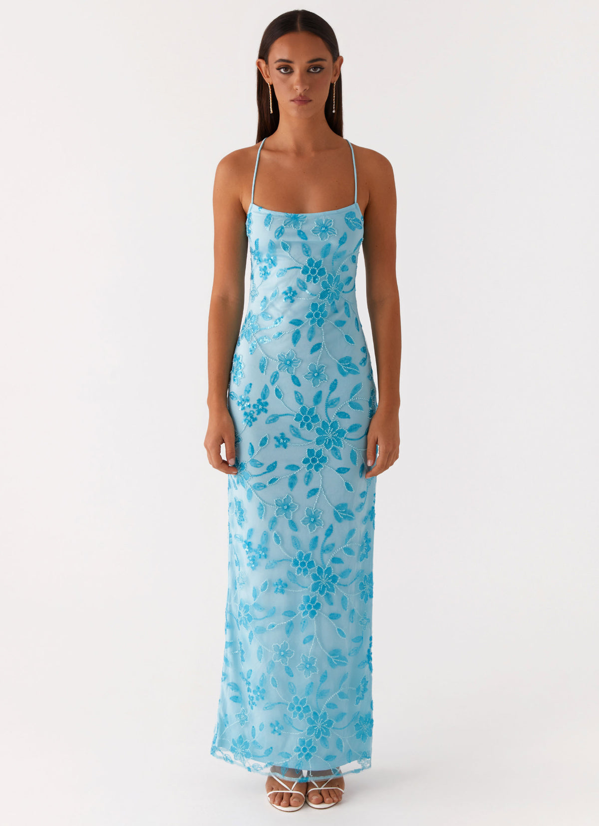 Bright Lights Beaded Maxi Dress