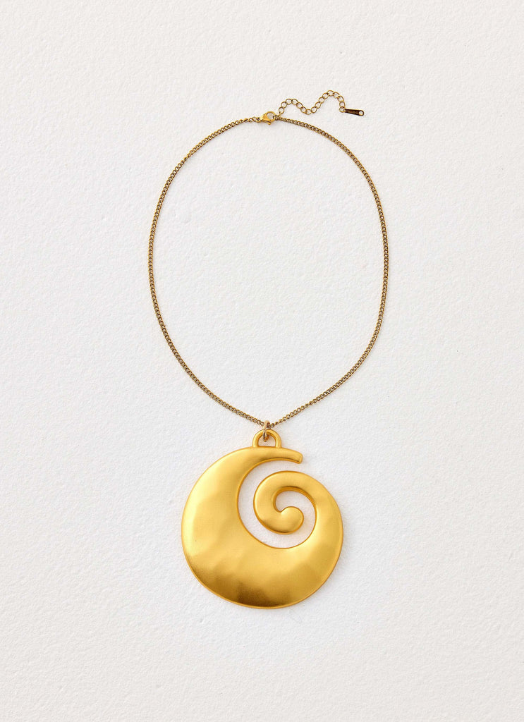 Burnt Gold Necklace - Gold